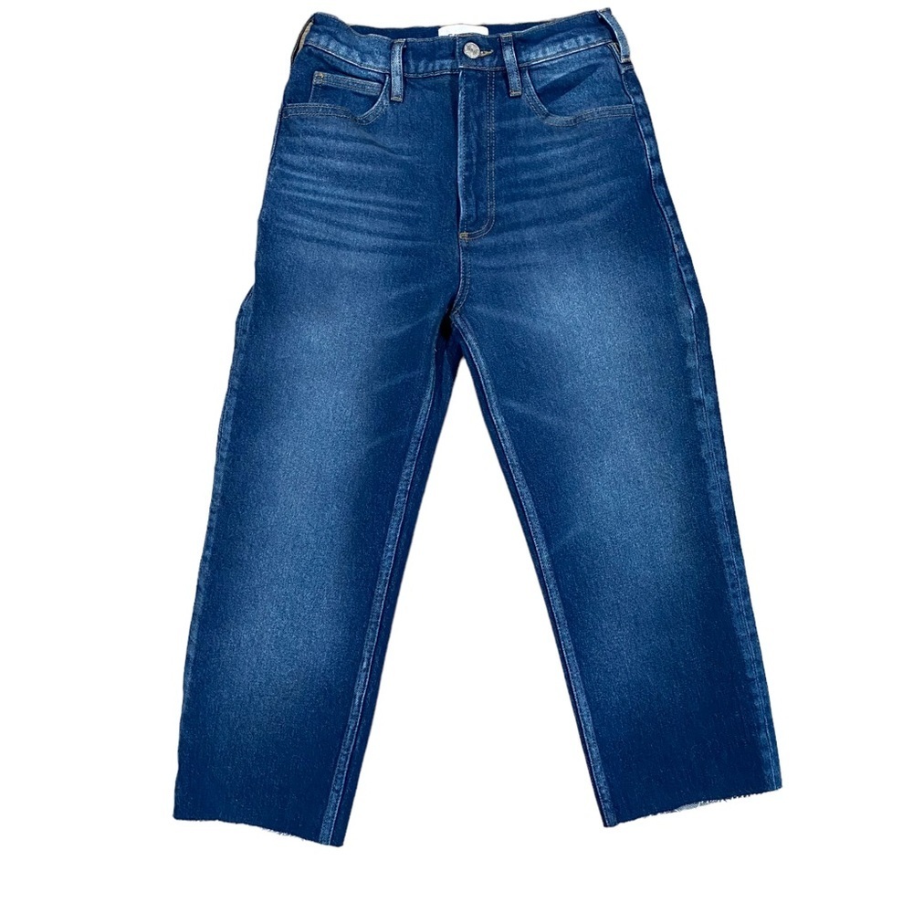 Frame High N Tight Tapered Jericho Raw Hem Jeans 25